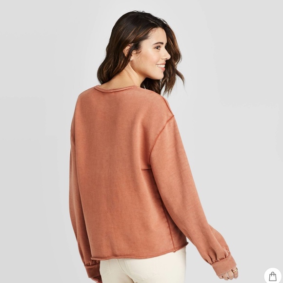 Universal Thread Puff Long Sleeve Sweatshirt - Picture 2 of 7